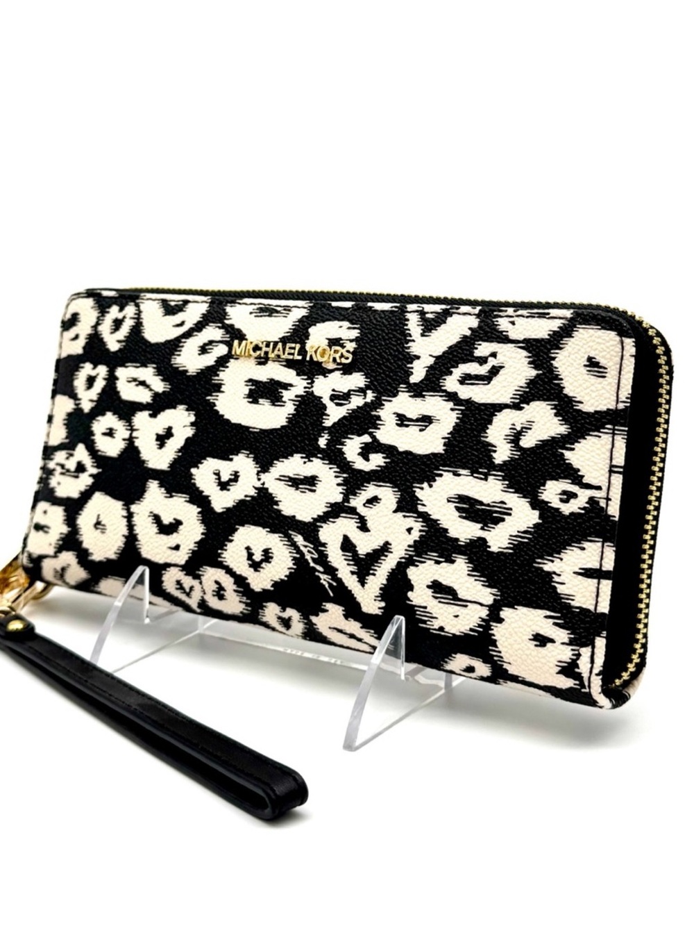 Michael Kors Large Continental Wallet - Black Multi